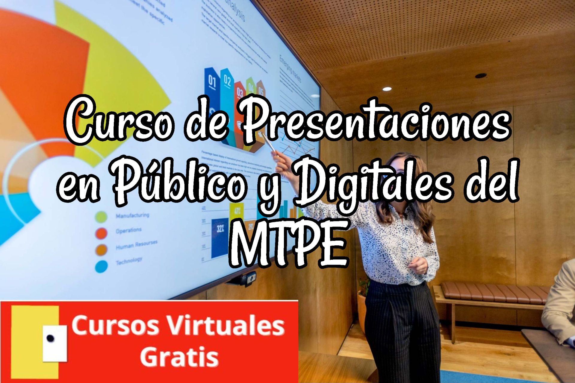 Lee más sobre el artículo Curso de Presentaciones en Público y Digitales del MTPE